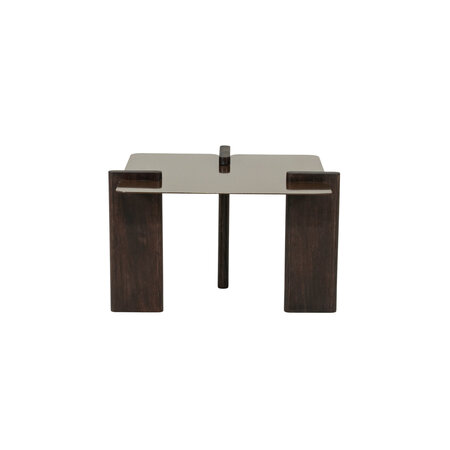 By-Boo Retro vintage bijzettafel Voro small mangohout