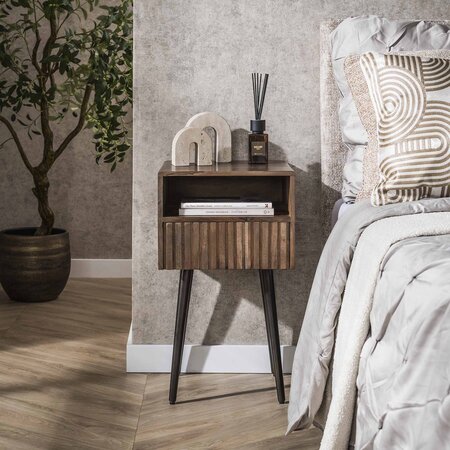 BelaLuz Shop the look Soft Sand slaapkamer set met lampen en nachtkastjes