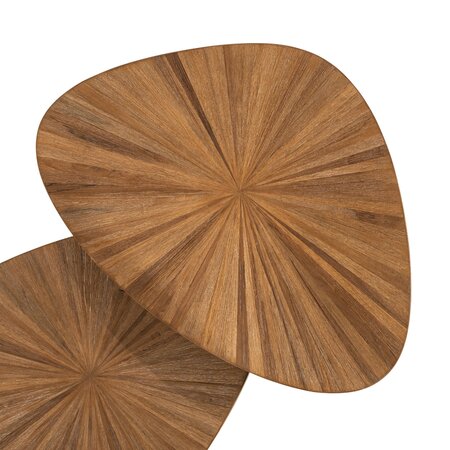 By-Boo Moderne salontafel set van 2 Tala teakhout