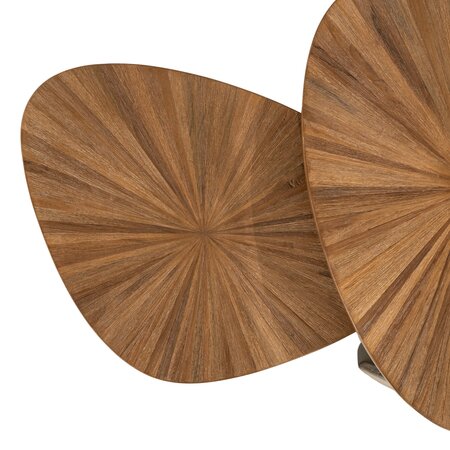 By-Boo Moderne salontafel set van 2 Tala teakhout