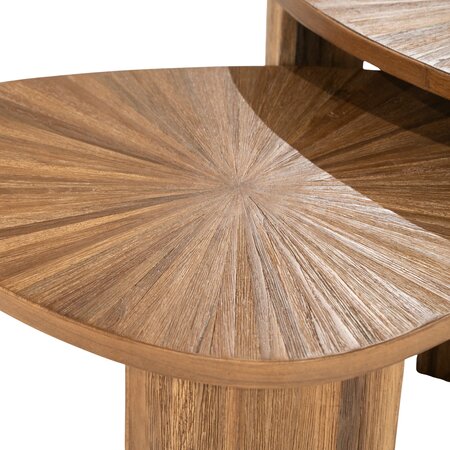 By-Boo Moderne salontafel set van 2 Tala teakhout