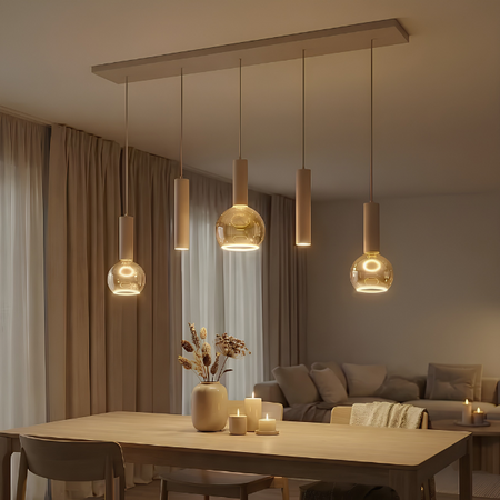 BelaLuz Shop the look Earthy Elegance lampenset voor woonkamer en eetkamer