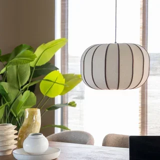 hanglamp Cocoon 1-lichts bruin Ø50 cm