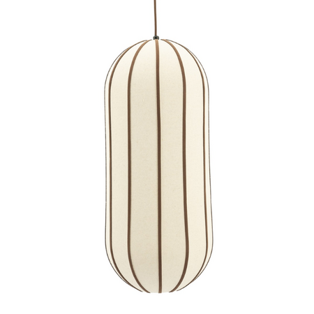 By-Boo Wabi Sabi Japandi hanglamp Cocoon 1-lichts bruin Ø28 cm