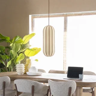 hanglamp Cocoon 1-lichts bruin Ø28 cm