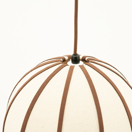By-Boo Wabi Sabi Japandi hanglamp Cocoon 1-lichts bruin Ø28 cm
