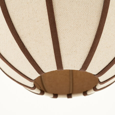 By-Boo Wabi Sabi Japandi hanglamp Cocoon 1-lichts bruin Ø28 cm