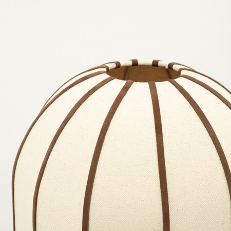 By-Boo Wabi Sabi Japandi vloerlamp Cocoon 1-lichts bruin
