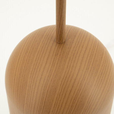 By-Boo Wabi Sabi Japandi vloerlamp Cocoon 1-lichts bruin