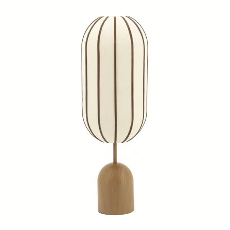 By-Boo Wabi Sabi Japandi tafellamp Cocoon 1-lichts bruin