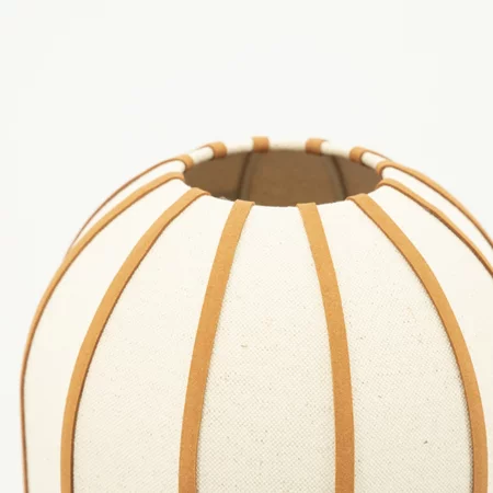 By-Boo Retro vintage tafellamp Cocoon 1-lichts naturel