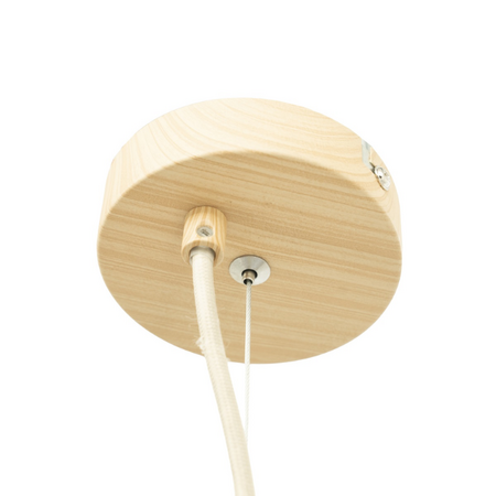 By-Boo Scandinavische hanglamp Aterlier large 1-lichts naturel