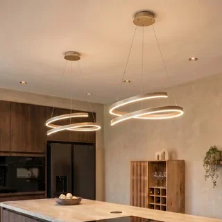 Hanglamp Remona Champagne Ø60 cm