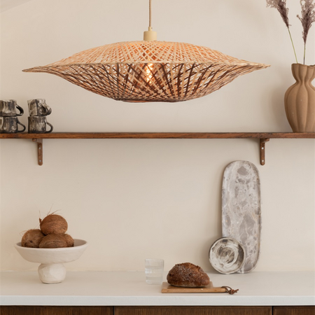GOOD & MOJO Ibiza hanglamp Madura bamboe Ø87 cm L