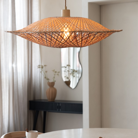 GOOD & MOJO Ibiza hanglamp Madura bamboe Ø87 cm L