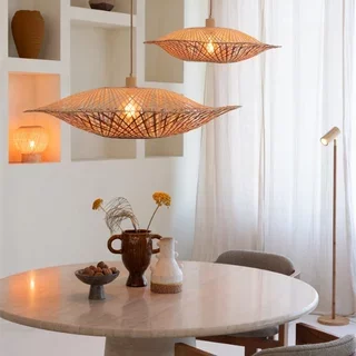 Hanglamp Madura bamboe Ø87 cm L