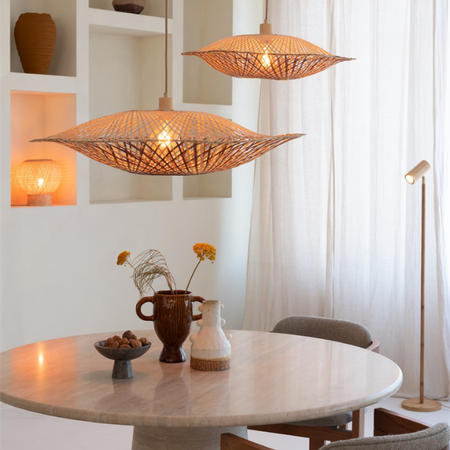 GOOD & MOJO Ibiza hanglamp Madura bamboe Ø87 cm L