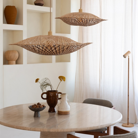 GOOD & MOJO Ibiza hanglamp Madura bamboe Ø87 cm L