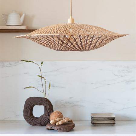 GOOD & MOJO Ibiza hanglamp Madura bamboe Ø60 cm M