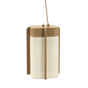 By-Boo Scandinavische Japandi hanglamp Aterlier small 1-lichts bruin