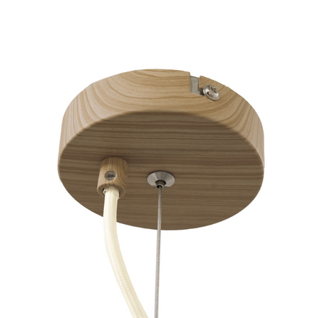 By-Boo Scandinavische Japandi hanglamp Aterlier small 1-lichts bruin