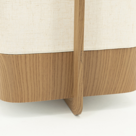 By-Boo Scandinavische Japandi tafellamp Aterlier large 1-lichts bruin