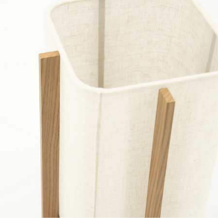 By-Boo Scandinavische Japandi tafellamp Aterlier small 1-lichts bruin