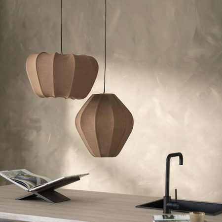 By-Boo Retro vintage hanglamp Sora 2 bruin