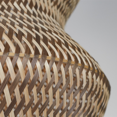 GOOD & MOJO Ibiza stijl hanglamp Barbados 1-lichts naturel bruin