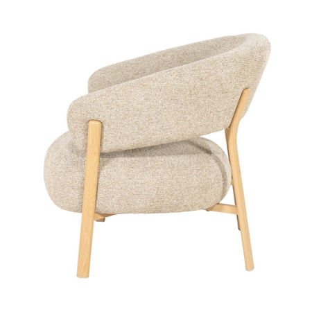 By-Boo Scandinavische fauteuil Sedia natural