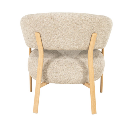By-Boo Scandinavische fauteuil Sedia natural