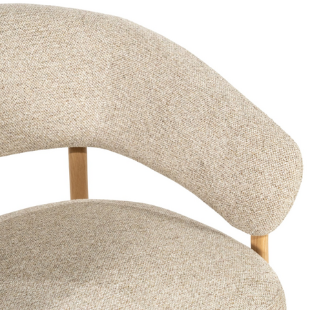 By-Boo Scandinavische fauteuil Sedia natural
