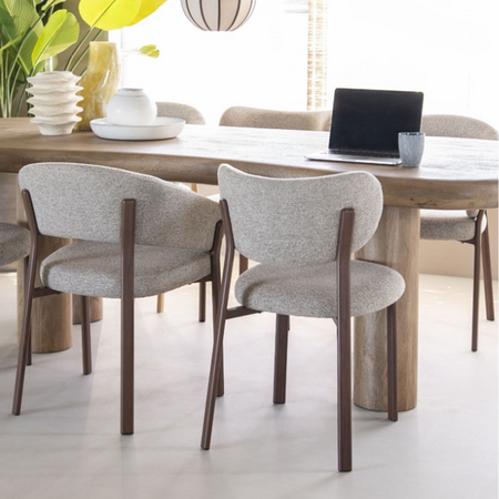 By-Boo Japandi eetkamerstoel Sedia brown