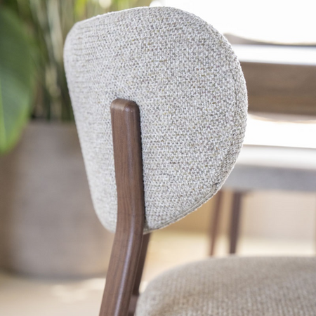 By-Boo Japandi eetkamerstoel Sedia brown