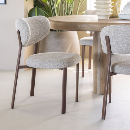 By-Boo Japandi eetkamerstoel Sedia brown