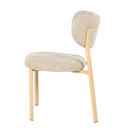 By-Boo Scandinavische eetkamerstoel Sedia natural