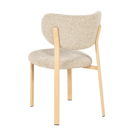 By-Boo Scandinavische eetkamerstoel Sedia natural
