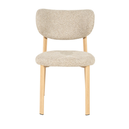 By-Boo Scandinavische eetkamerstoel Sedia natural