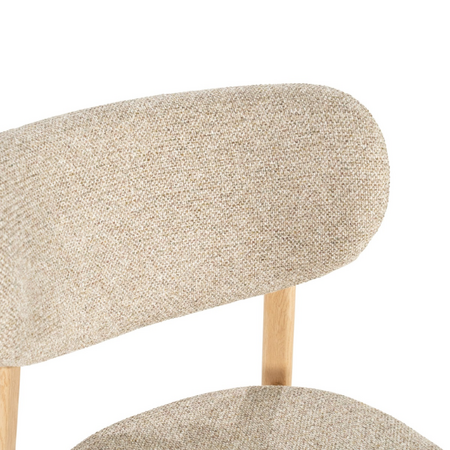 By-Boo Scandinavische eetkamerstoel Sedia natural