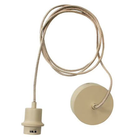 GOOD & MOJO Ibiza stijl hanglamp Cuzco Ø65 cm 1-lichts naturel