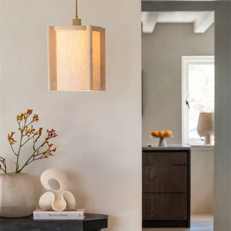 GOOD & MOJO Scandinavische hanglamp Corsica naturel hout