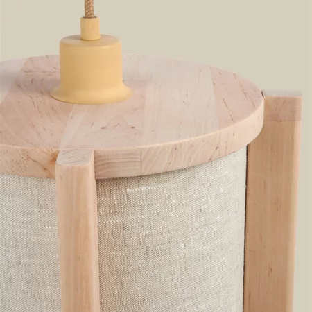 GOOD & MOJO Scandinavische hanglamp Corsica naturel hout