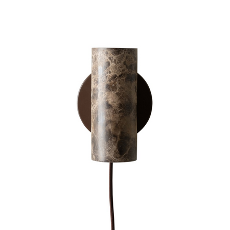 it's about RoMi Modern retro wandlamp Tivoli 2-lichts travertin bruin