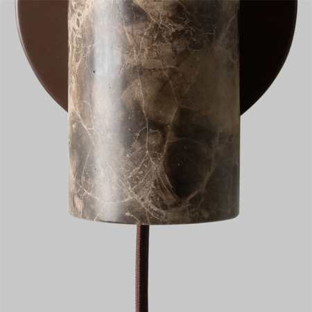 it's about RoMi Modern retro wandlamp Tivoli 2-lichts travertin bruin