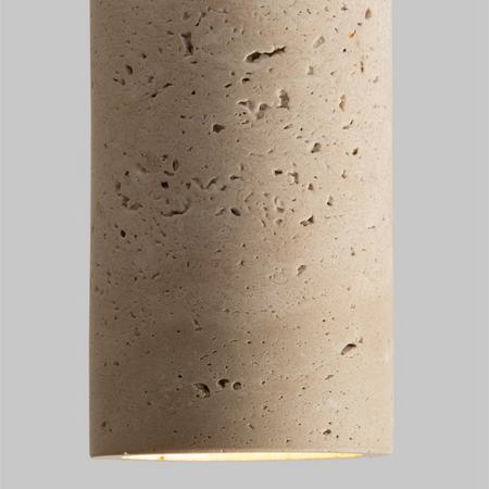 it's about RoMi Moderne Japandi plafondlamp Tivoli 1-lichts travertin wit