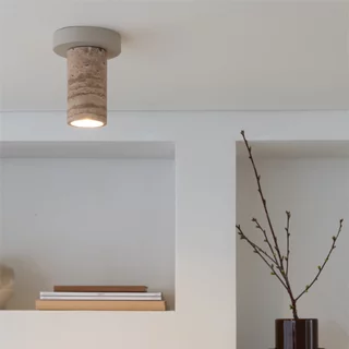 Plafondlamp Tivoli 1-lichts zand