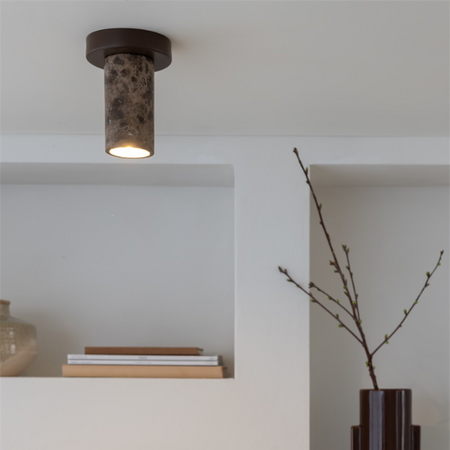 it's about RoMi Modern retro plafondlamp Tivoli 1-lichts bruin