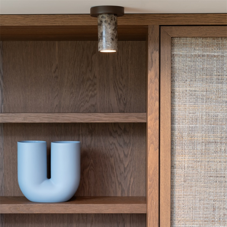 it's about RoMi Modern retro plafondlamp Tivoli 1-lichts bruin