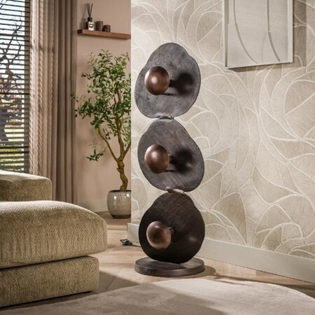 BelaLuz Shop the look Walnut Glow set voor woonkamer en eetkamer