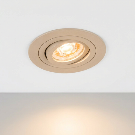 ETH Modern Scandinavische inbouwspot Urban 1-lichts zand